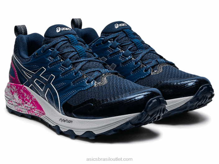 gel-trabuco terra 462T3570 azul francês/prata pura Asics