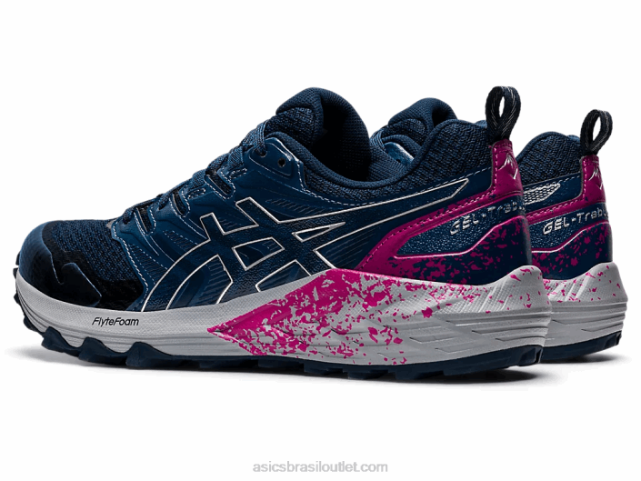 gel-trabuco terra 462T3570 azul francês/prata pura Asics