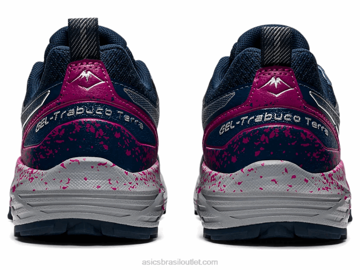 gel-trabuco terra 462T3570 azul francês/prata pura Asics