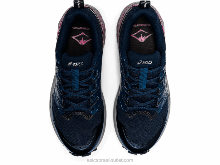 gel-trabuco terra 462T3570 azul francês/prata pura Asics