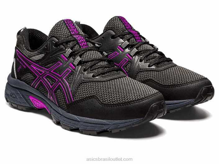 gel-venture 8 462T2710 orquídea preta Asics