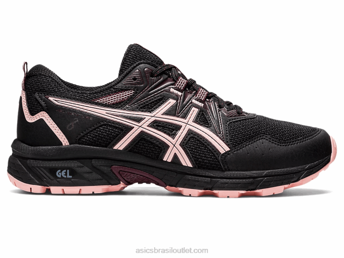 gel-venture 8 462T2873 preto/rosa fosco Asics