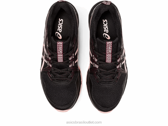 gel-venture 8 462T2873 preto/rosa fosco Asics