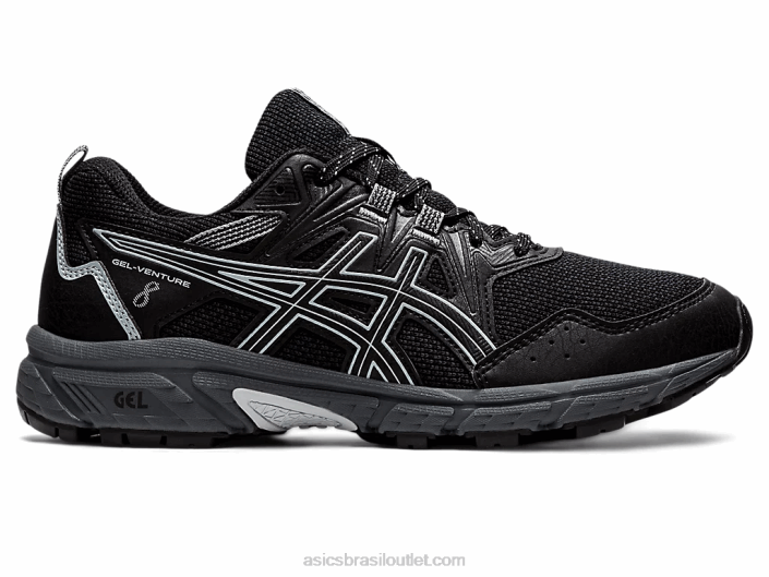 gel-venture 8 462T3475 preto/cinza piemonte Asics