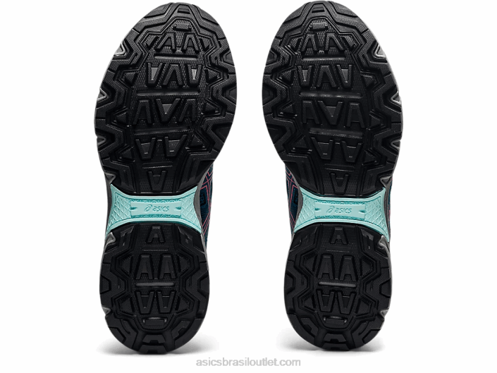 gel-venture 8 462T3612 azul-petróleo do mar profundo/coral ardente Asics