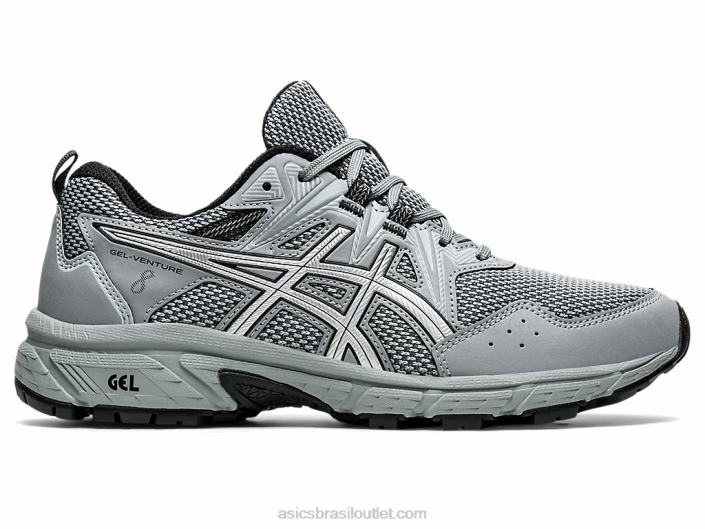gel-venture 8 de largura 462T3170 folha de rocha/prata pura Asics