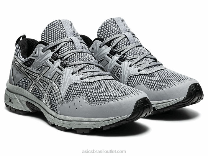 gel-venture 8 de largura 462T3170 folha de rocha/prata pura Asics