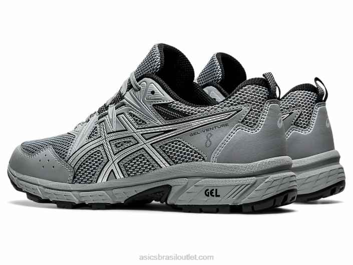 gel-venture 8 de largura 462T3170 folha de rocha/prata pura Asics