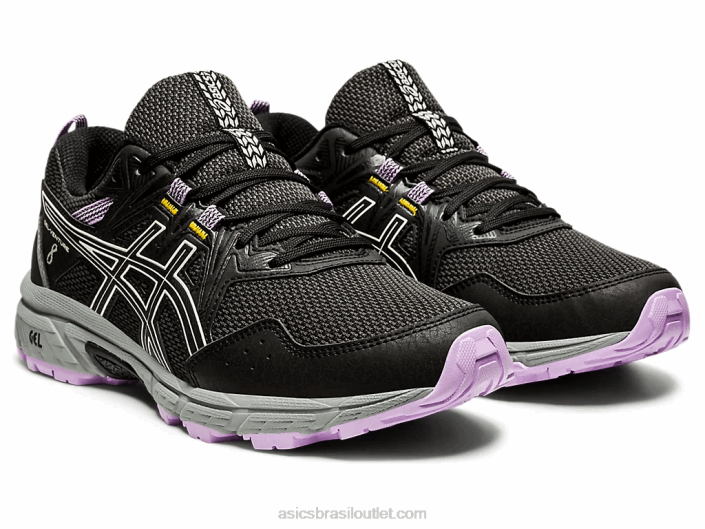 gel-venture 8 de largura 462T3354 preto/marfim Asics