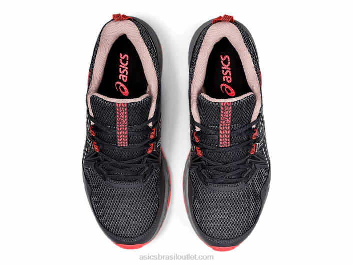 gel-venture 8 de largura 462T3594 transportadora cinza/gengibre pêssego Asics