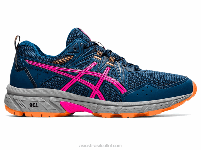 gel-venture 8 de largura 462T3919 mako azul/rosa glo Asics