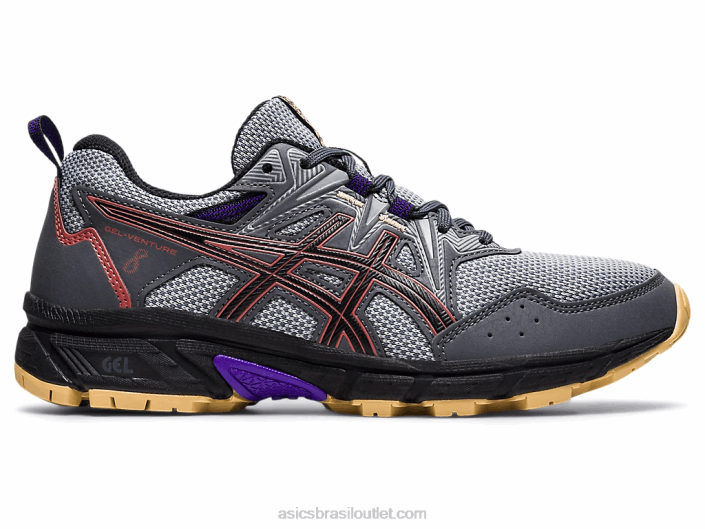 gel-venture 8 de largura 462T3938 transportador tijolo cinza/vermelho Asics