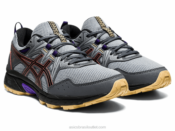 gel-venture 8 de largura 462T3938 transportador tijolo cinza/vermelho Asics