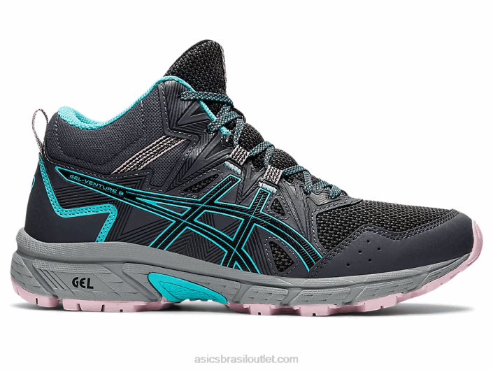 gel-venture 8 mt 462T3566 cinza grafite/menta gelo Asics