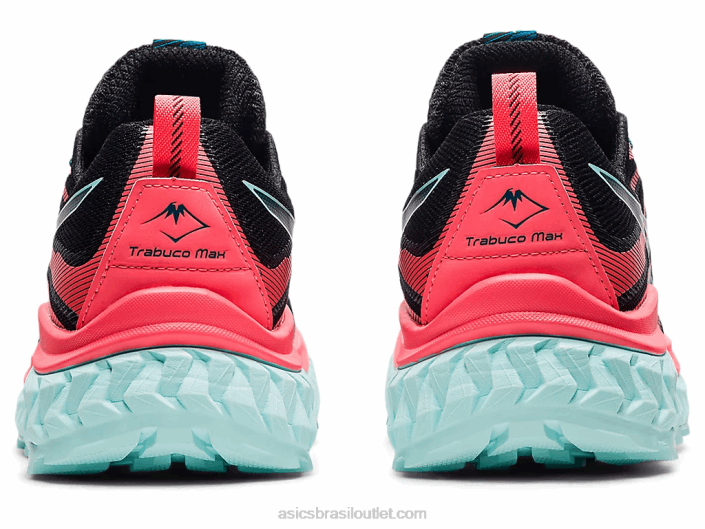 trabuco max 462T3877 coral preto/brilhante Asics