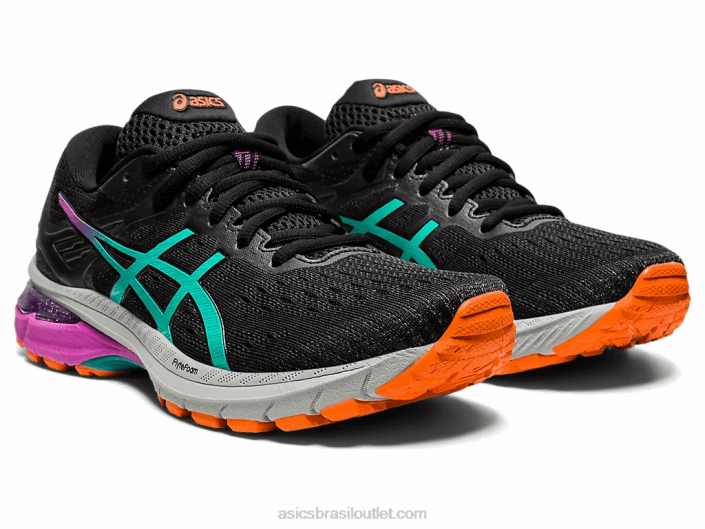 trilha gt-2000 9 462T4019 jóia negra/báltica Asics