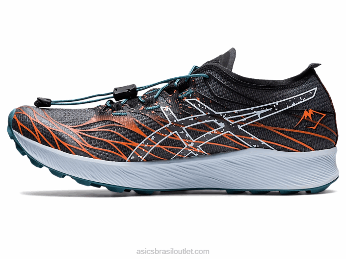 velocidade fuji 462T2906 preto/nova laranja Asics