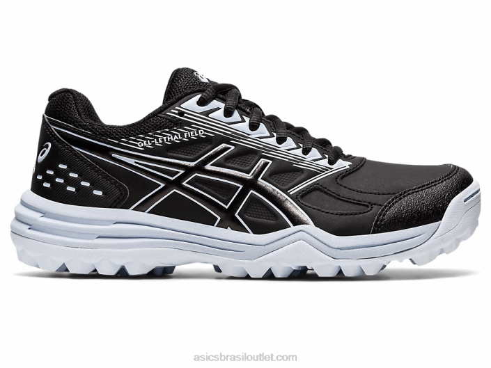 campo letal em gel 462T3177 céu preto/suave Asics