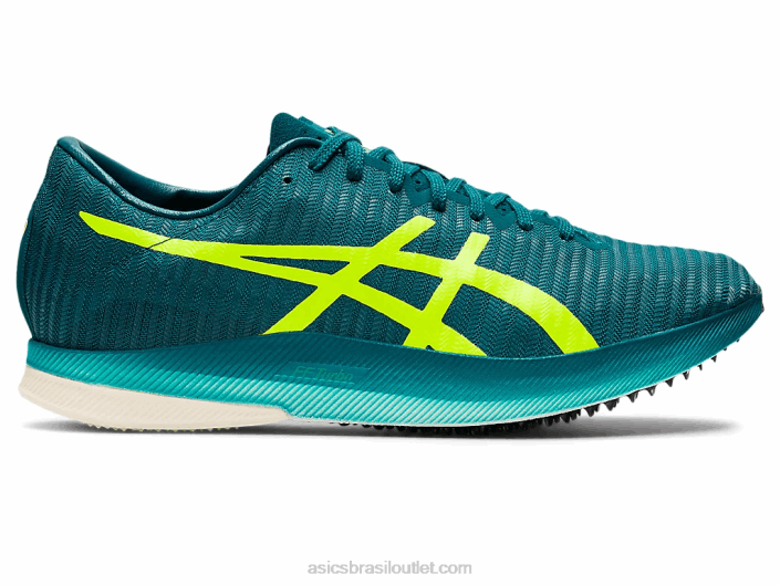 metavelocidade ld 462T1382 veludo pinho/amarelo de segurança Asics