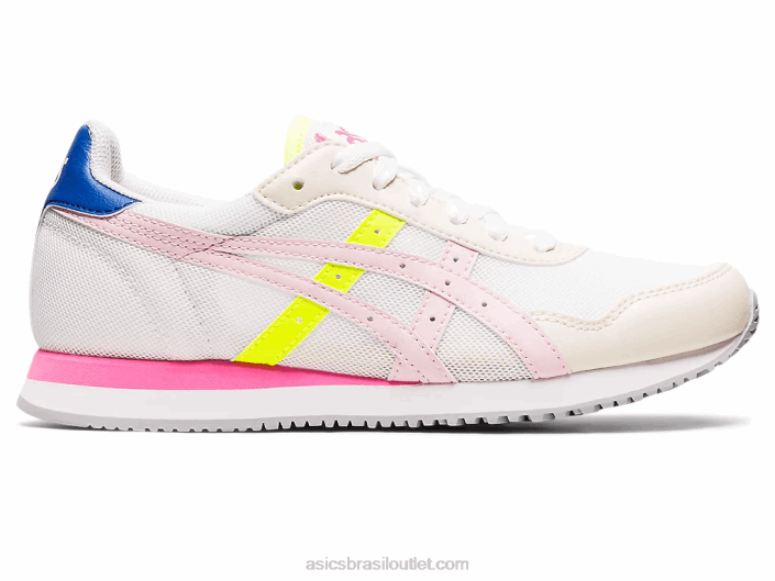 corredor tigre 462T3141 branco/algodão doce Asics