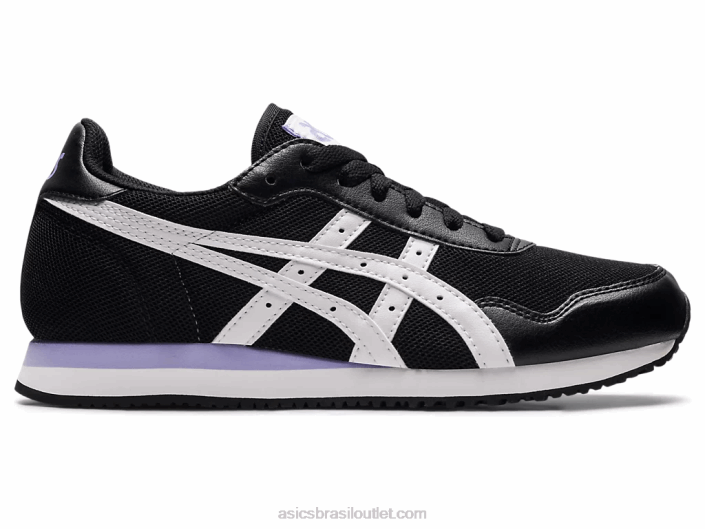 corredor tigre 462T3734 Preto branco Asics