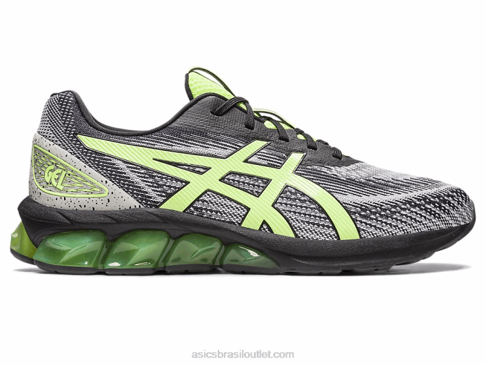 gel-quantum 180 vii 462T126 preto/verde limão Asics