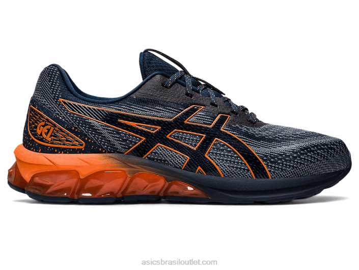 gel-quantum 180 vii 462T733 azul francês/laranja lava Asics