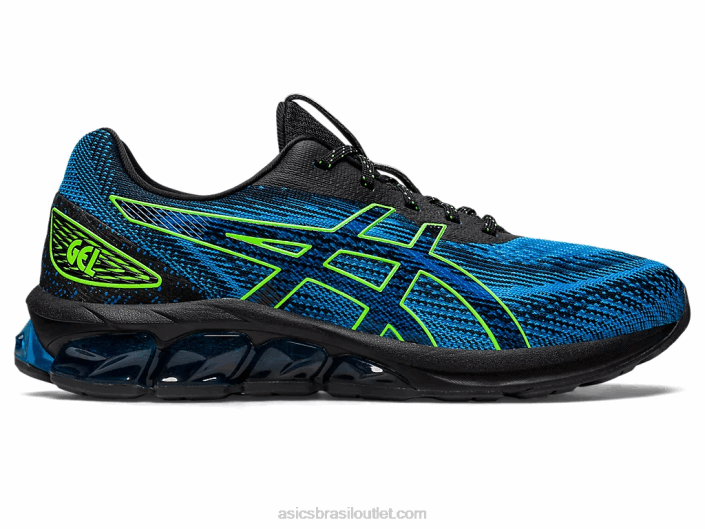 gel-quantum 180 vii 462T815 preto/diretório azul Asics