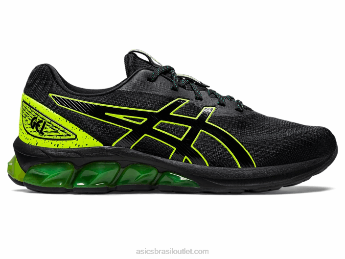 gel-quantum 180 vii 462T816 preto/amarelo de segurança Asics