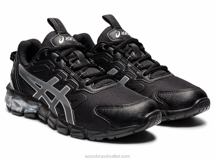 gel-quantum 90 462T3258 preto/prata pura Asics
