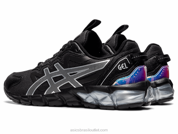 gel-quantum 90 462T3258 preto/prata pura Asics