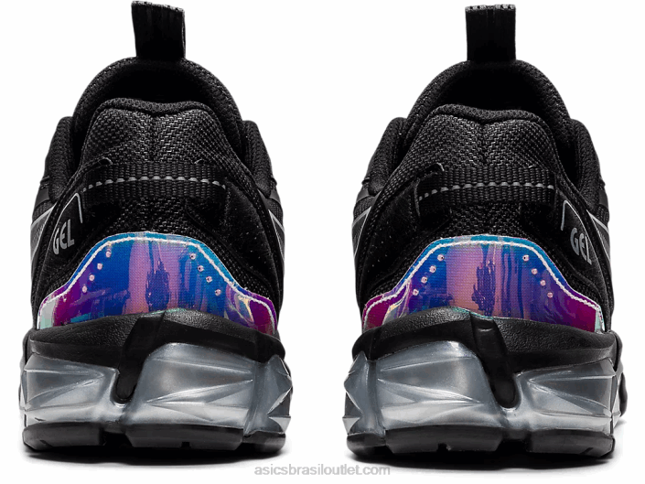 gel-quantum 90 462T3258 preto/prata pura Asics