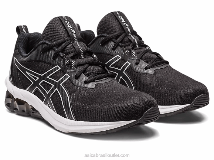 gel-quantum 90 iv 462T2219 preto/cinza médio Asics