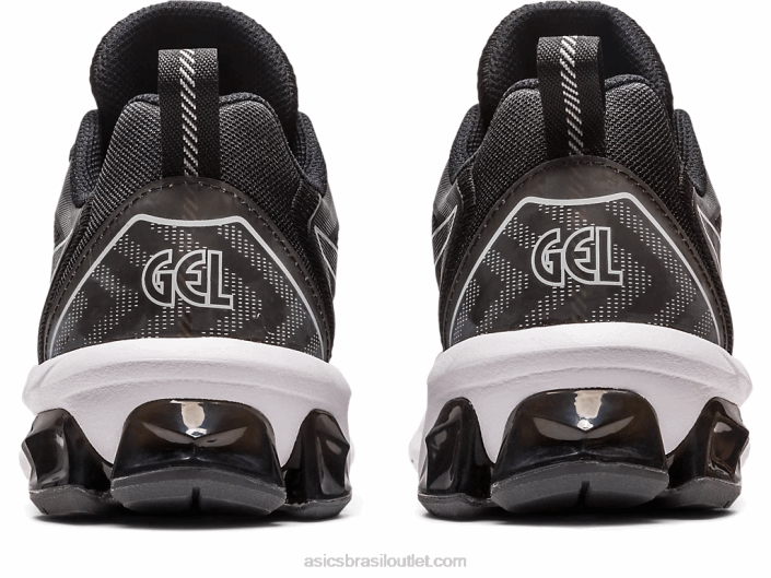 gel-quantum 90 iv 462T2219 preto/cinza médio Asics