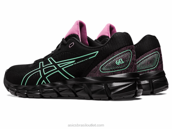 gel-quantum lyte ii 462T2340 preto/verde gelo Asics