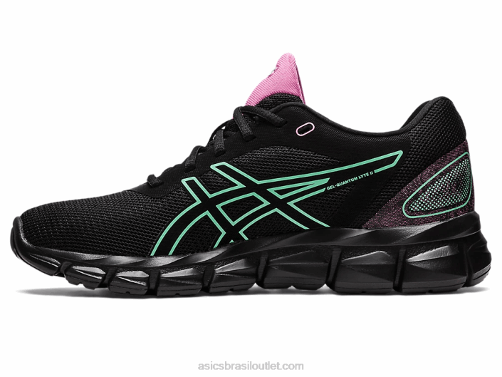 gel-quantum lyte ii 462T2340 preto/verde gelo Asics