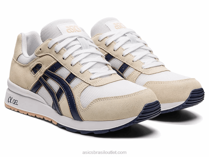 gt-ii 462T3739 creme/azul trovão Asics