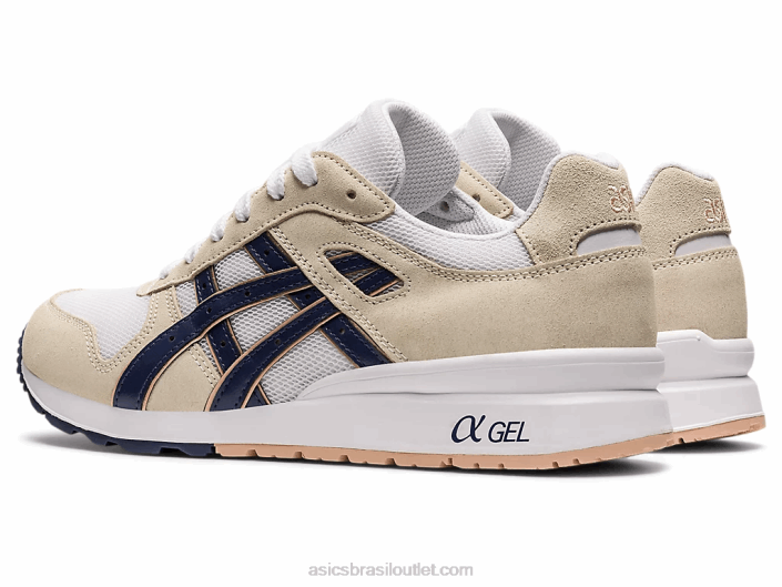 gt-ii 462T3739 creme/azul trovão Asics