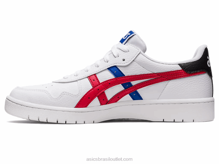 japão s 462T648 branco/vermelho clássico Asics