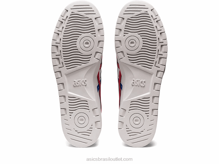 japão s 462T648 branco/vermelho clássico Asics
