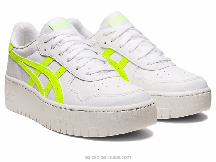 japão s pf 462T2221 branco/amarelo de segurança Asics
