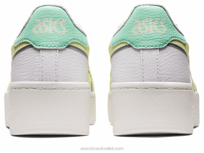 japão s pf 462T2230 branco/amarelo amontoado Asics