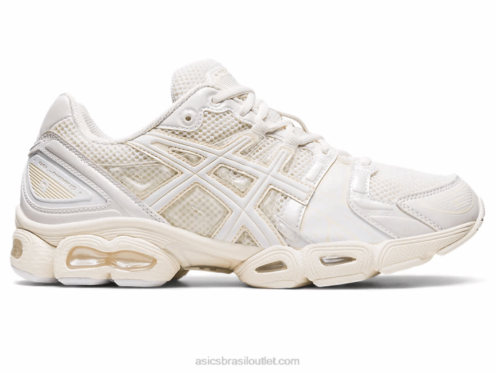 jessica gonçalves gel nimbus 9 462T696 creme branco Asics