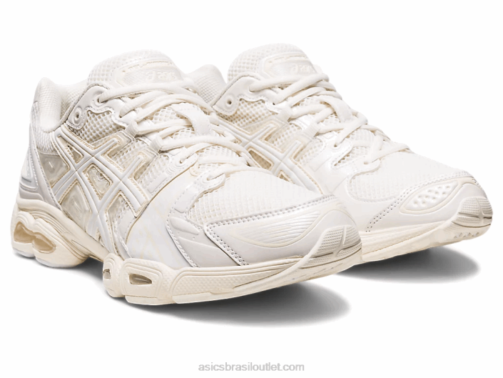 jessica gonçalves gel nimbus 9 462T696 creme branco Asics