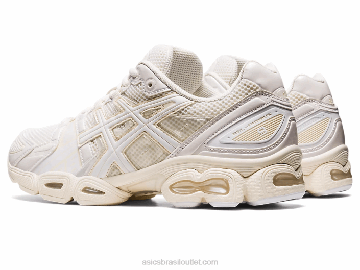 jessica gonçalves gel nimbus 9 462T696 creme branco Asics