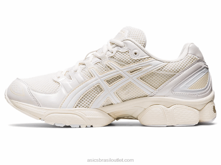 jessica gonçalves gel nimbus 9 462T696 creme branco Asics