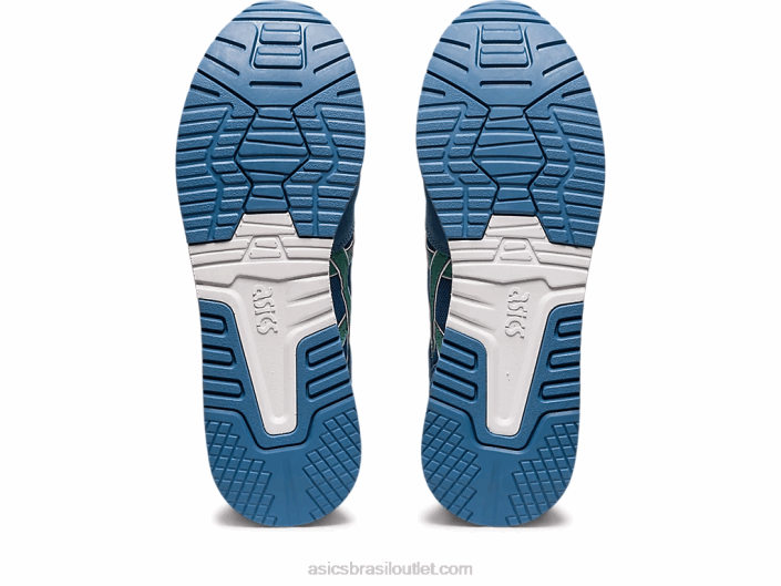 lyte clássico 462T649 fio dental/sálvia cinza Asics