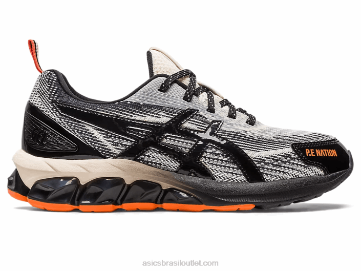 p.e nação x gel-quantum 180 vii 462T2381 marfim/preto Asics