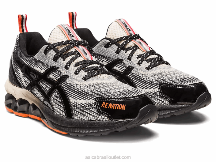 p.e nação x gel-quantum 180 vii 462T2381 marfim/preto Asics
