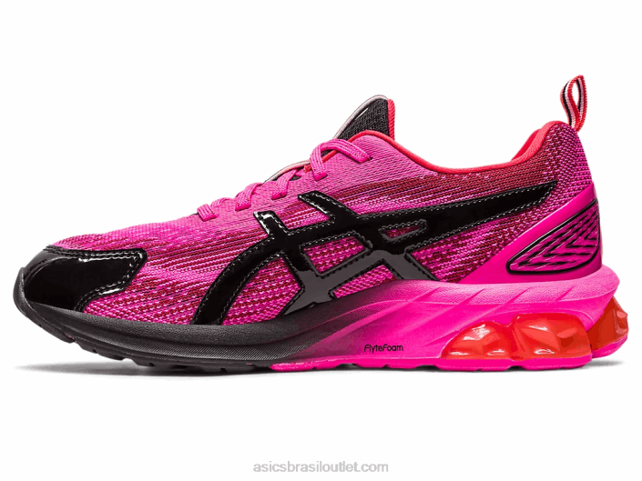 p.e nação x gel-quantum 180 vii 462T2382 rosa brilhante/preto Asics